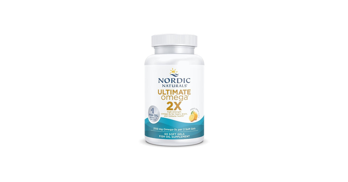 Nordic Naturals Ultimate Omega 2X 2150mg Fish Oil – Lemon