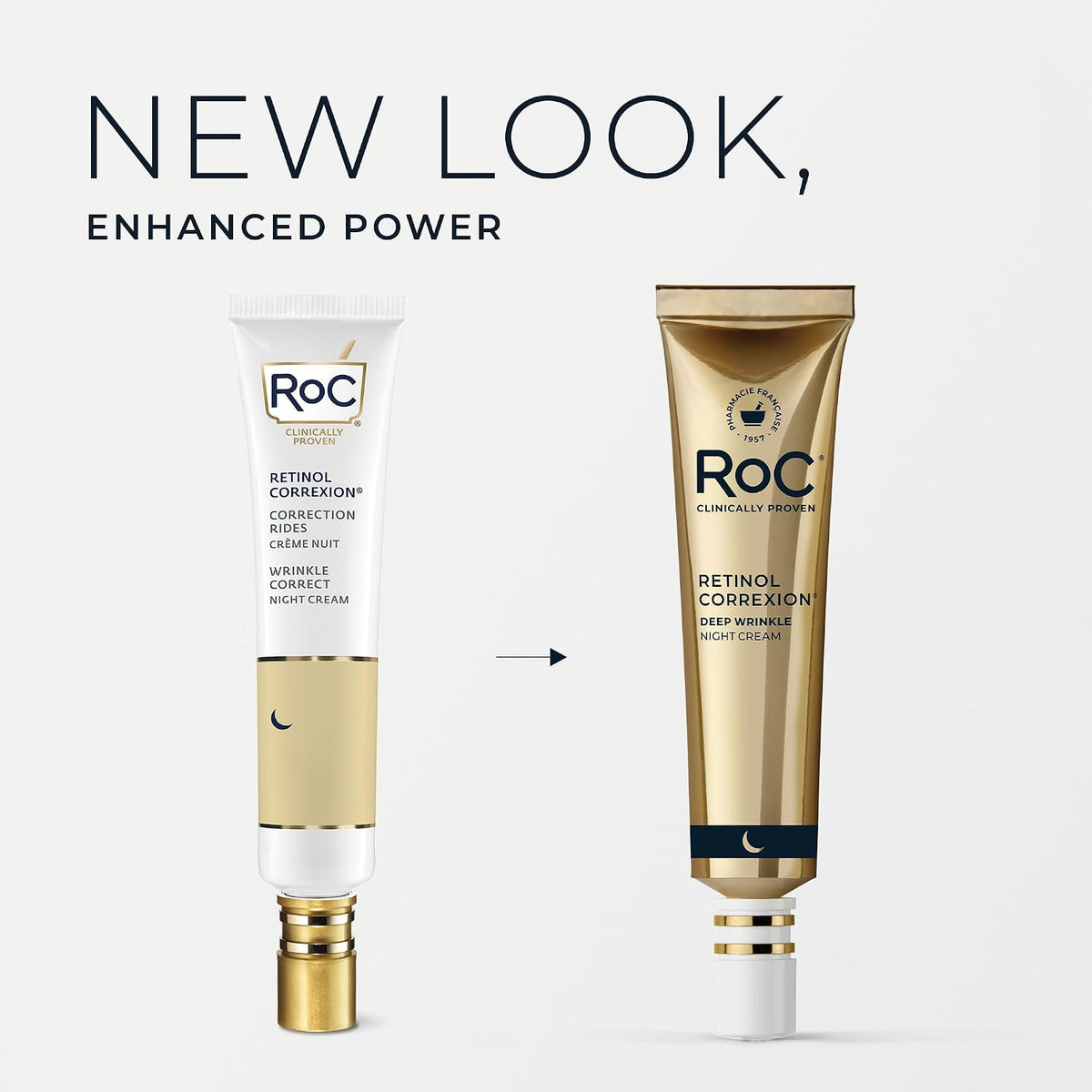 RoC Retinol Correxion Deep Wrinkle Night Cream – Anti-Aging, 1oz/30ml
