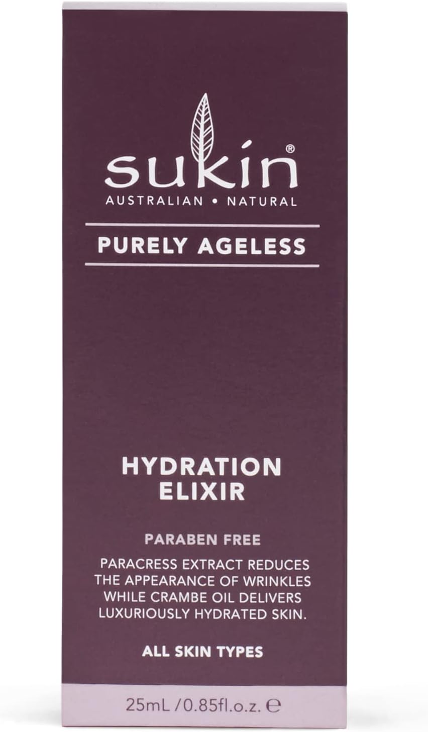 Sukin Hydration Elixir – Purely Ageless Anti-Wrinkle Face Oil, 25ml