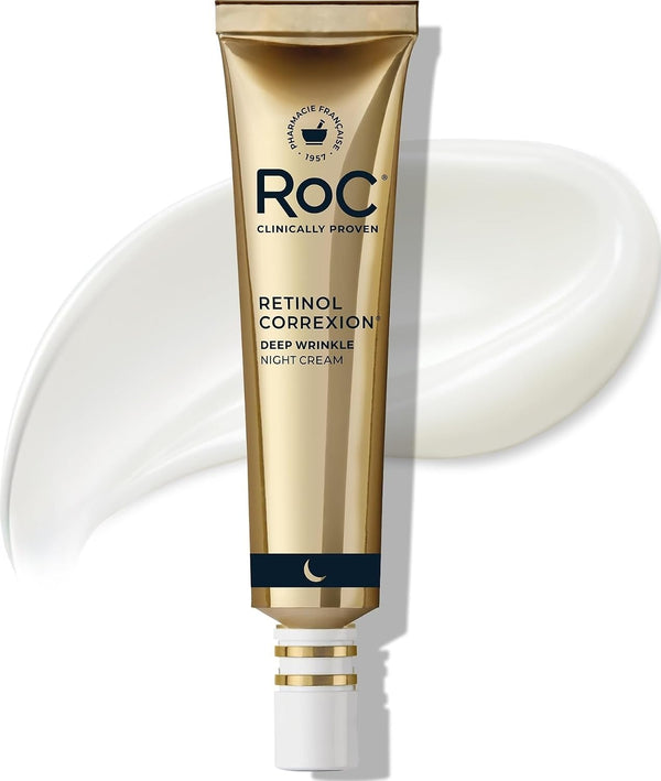 RoC Retinol Correxion Deep Wrinkle Night Cream – Anti-Aging, 1oz/30ml