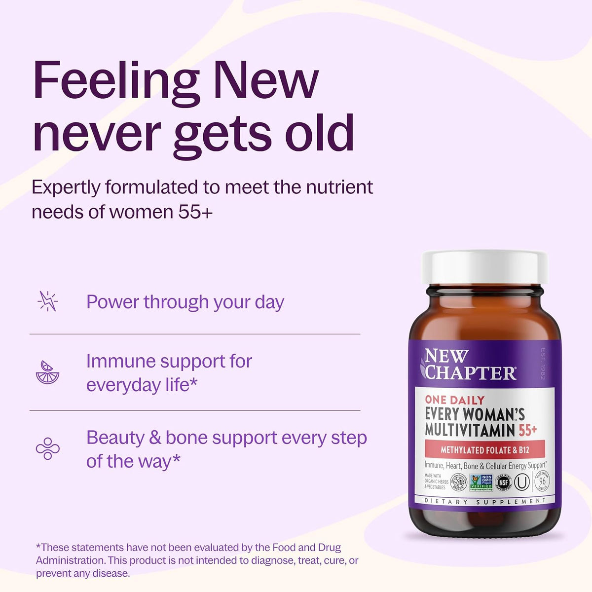 New Chapter Every Woman's One Daily 55+ Multivitamin – 96ct