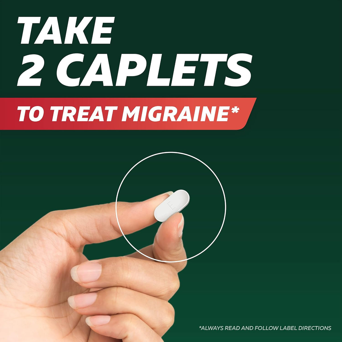 Excedrin Migraine Relief Caplets – 200 Count
