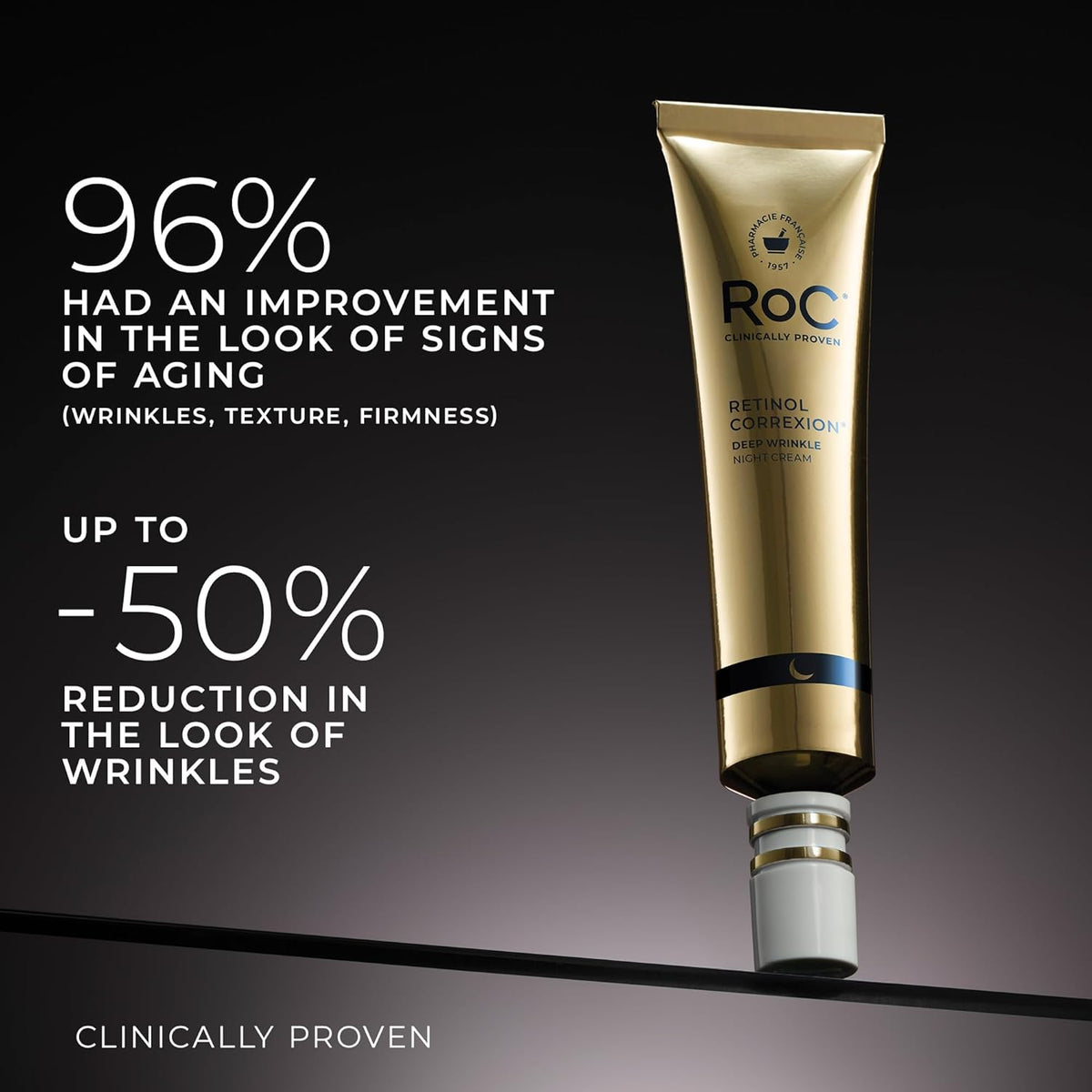 RoC Retinol Correxion Deep Wrinkle Night Cream – Anti-Aging, 1oz/30ml