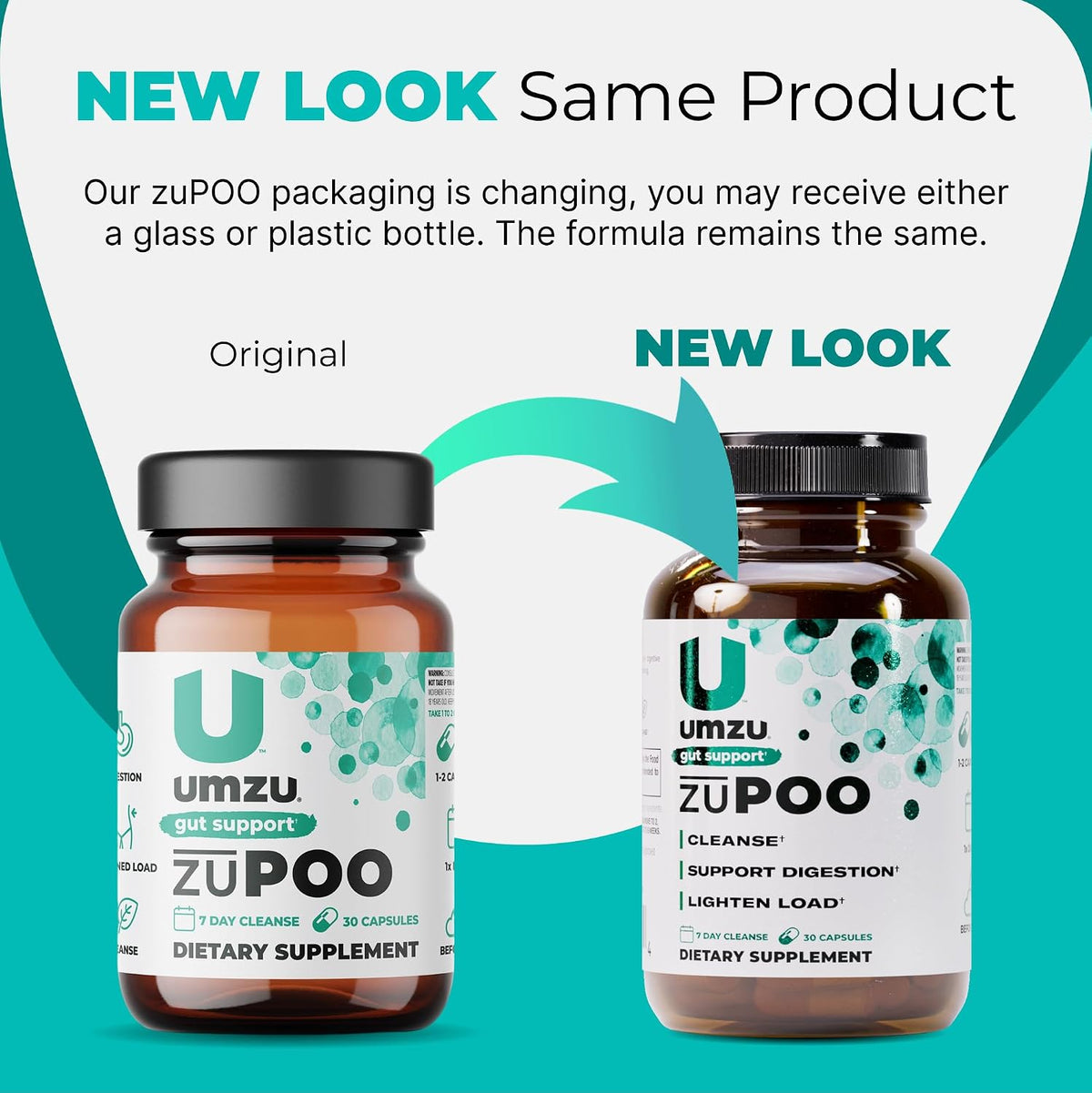 UMZU zuPOO Colon Cleanse Capsules – 7-Day Gut Support