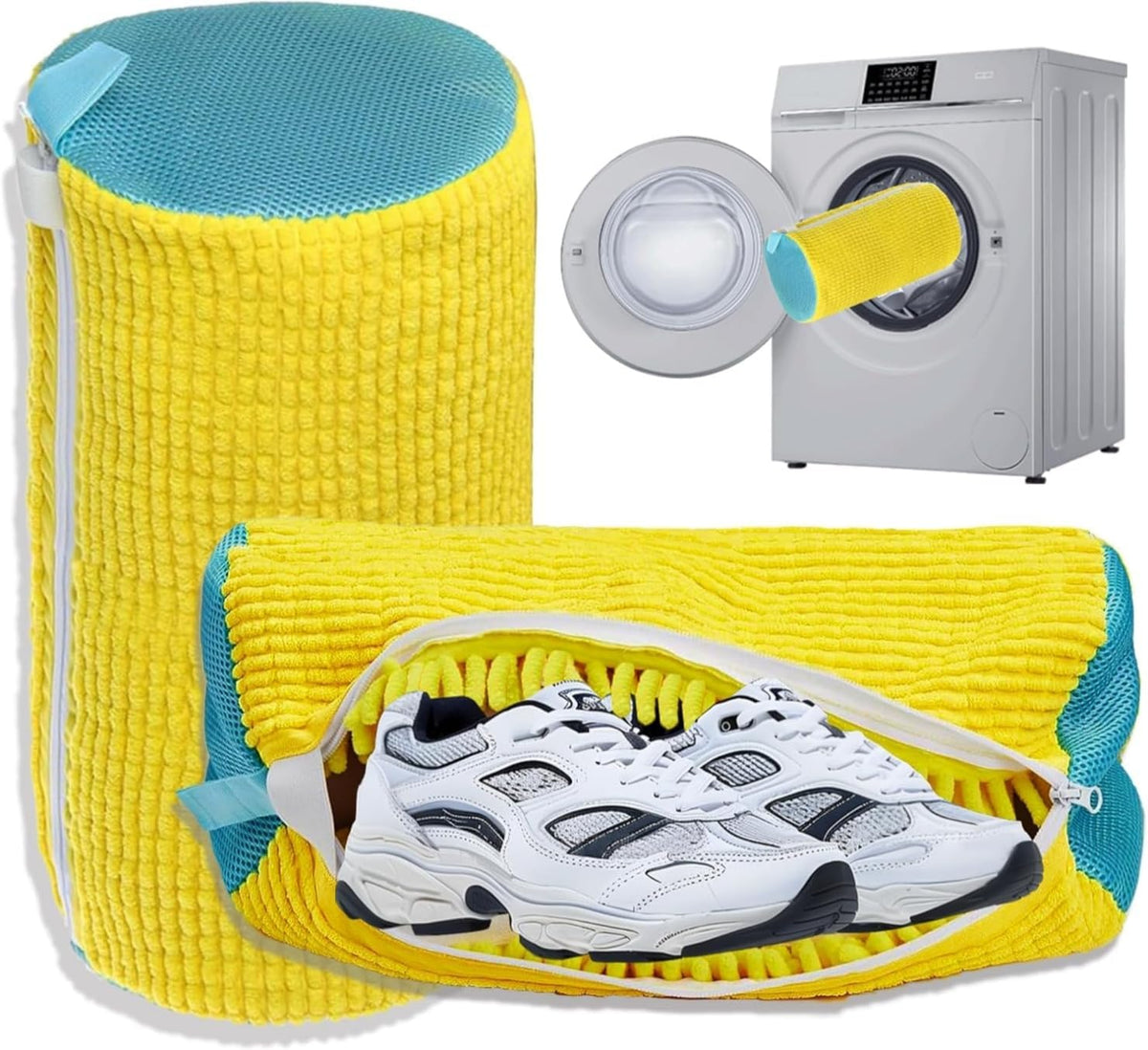 SKY-TOUCH Shoe Washing Machine Bag 2pcs – 360° Deep Clean