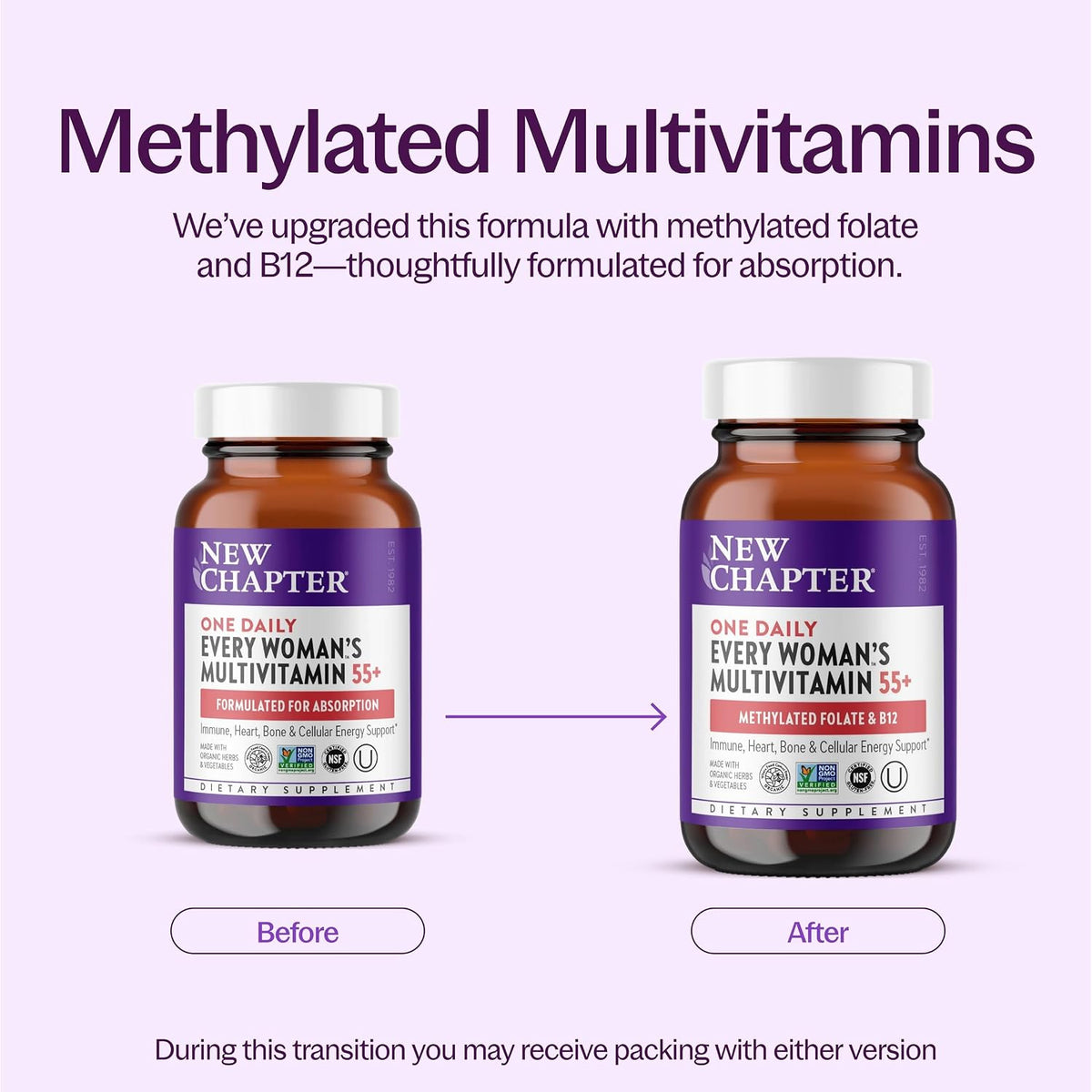 New Chapter Every Woman's One Daily 55+ Multivitamin – 96ct