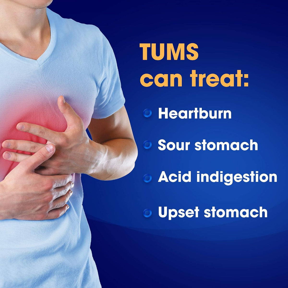 TUMS Smoothies Extra Strength Antacid – Berry Fusion, 60ct