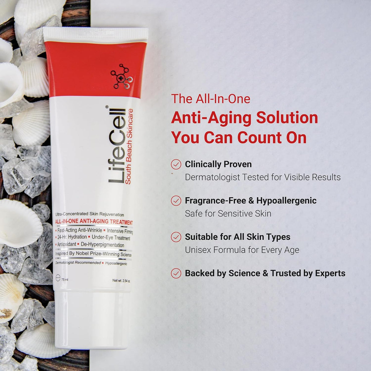 LifeCell All-In-One Anti-Aging Cream – Wrinkles & Dark Circles