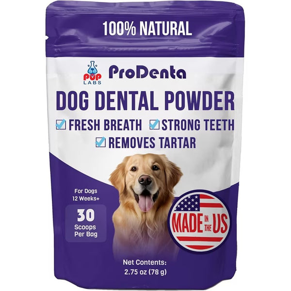 ProDenta Dog Dental Powder 30 Scoops Per Beg, 2.75 oz (78 g)