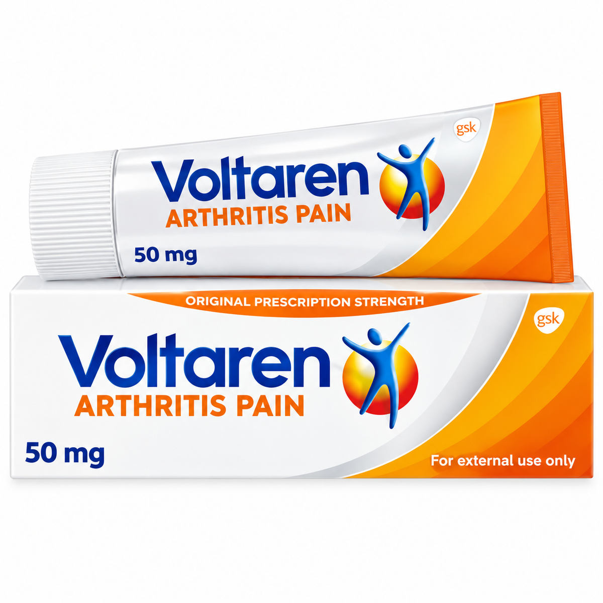 Voltaren Arthritis Pain Gel – Diclofenac Relief Cream, 50g Tube