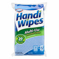 A package of Clorox Handi Wipes Multi-Use Reusable Cloths, showing 36 cloth wipes in a clear plastic bag with blue, white, and green branding.