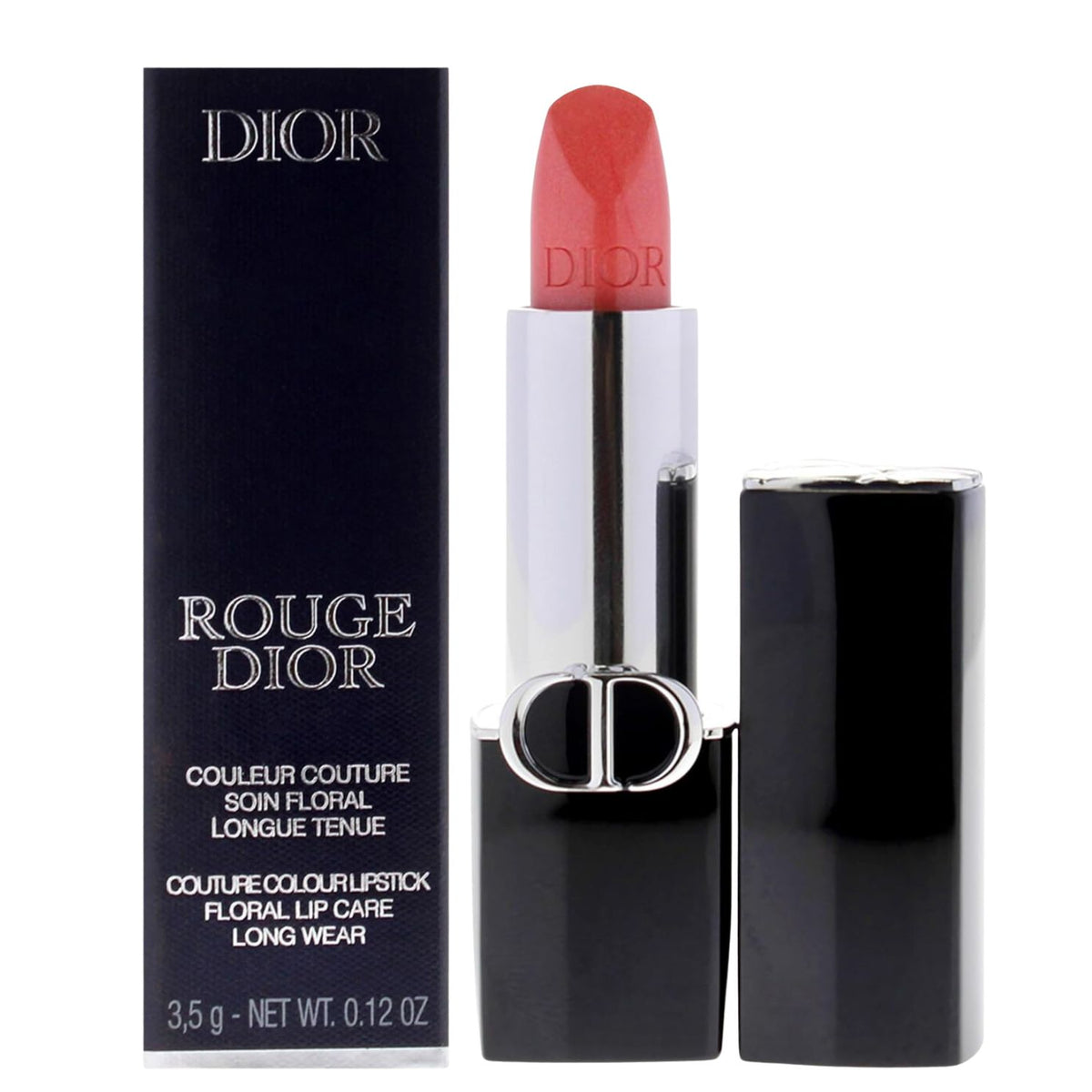 Dior Rouge Couture Satin Lipstick – 365 New World, 0.12oz Refillable