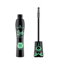 Mascara with black and green design on a white background