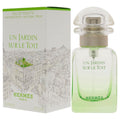 Hermes Un Jardin Sur Le Toit perfume bottle and packaging on a white background