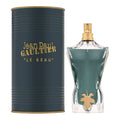 Jean Paul Gaultier Le Beau perfume bottle and packaging on a white background