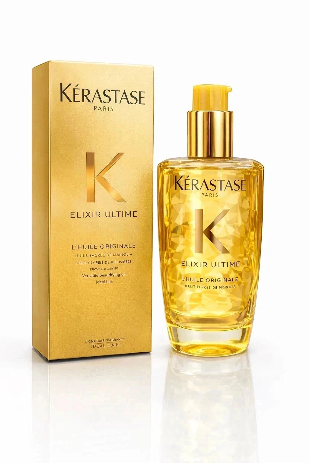 Kérastase Elixir Ultime bottle and packaging on a white background