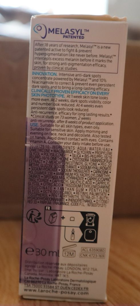 LA ROCHE POSAY Mela B3 Serum 30ml | Dark Spot | Anti-aging | Melasyl,Niacinamide