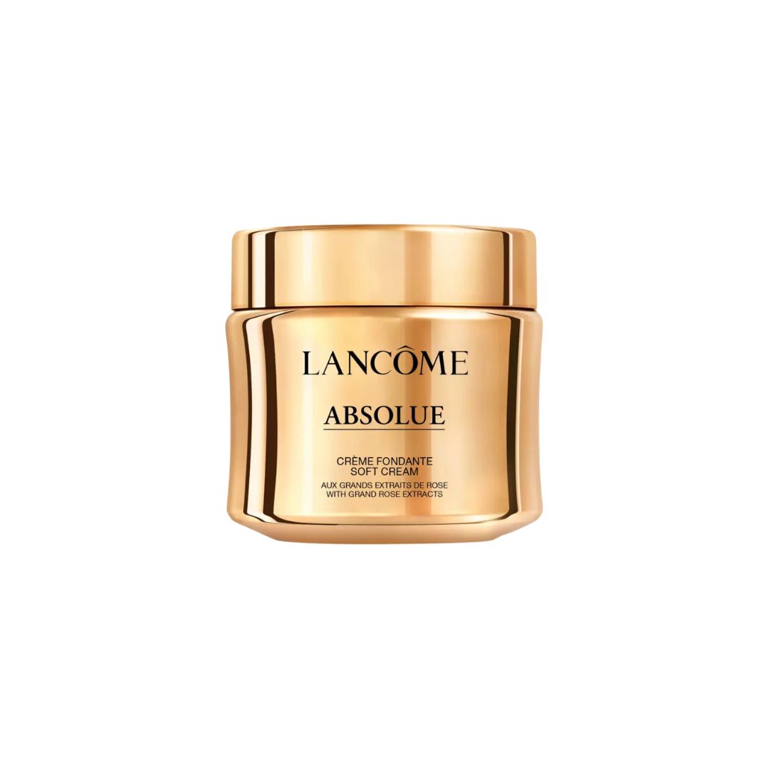 Lancème Absolue cream jar on a white background