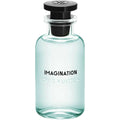 Louis Vuitton 'Imagination' perfume bottle on a white background