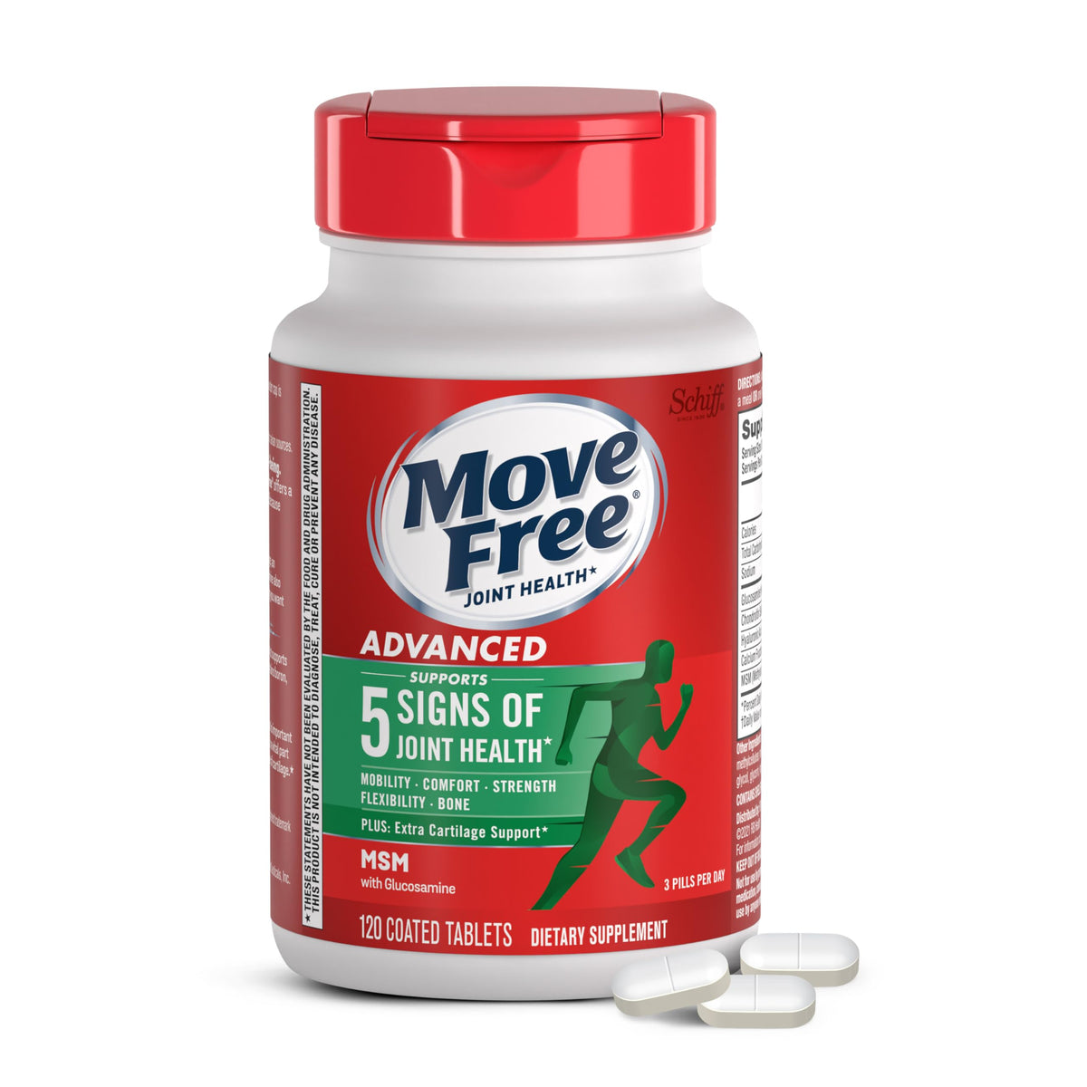 Move Free Advanced Glucosamine Chondroitin MSM – 120ct