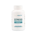 Supplement bottle labeled 'Stress Release Complex' by Pure Health on a white background
