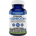 Bottle of Stonehenge Health Dynamic Mushrooms supplement on a white background