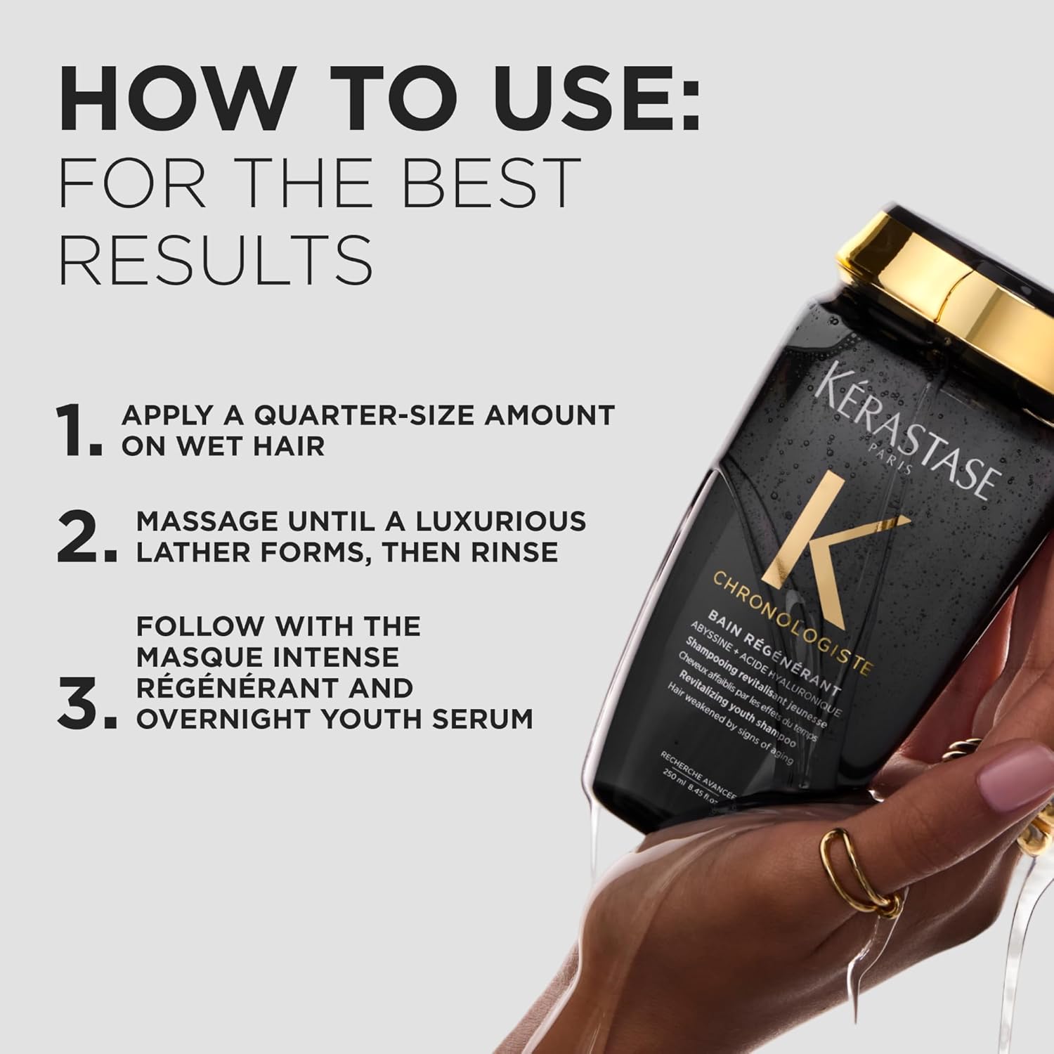 Kerastase Chronologiste Bain Regenerant Shampoo 250ml / 8.5oz SEALED (Copy)