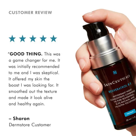 SkinCeuticals Resveratrol B E Antioxidant Night Serum – 1oz / 30ml