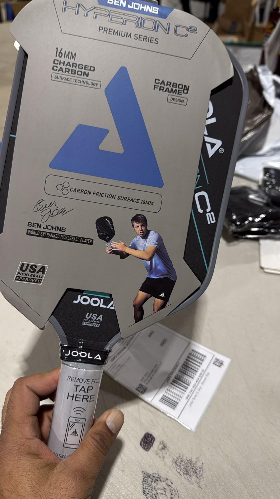 JOOLA Ben Johns Hyperion C2 CFS 16mm Pickleball Paddle
