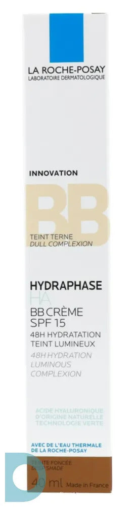 La Roche-Posay Hydraphase HA BB Cream SPF15 40 Dark Tinted Exp Date:02/2028