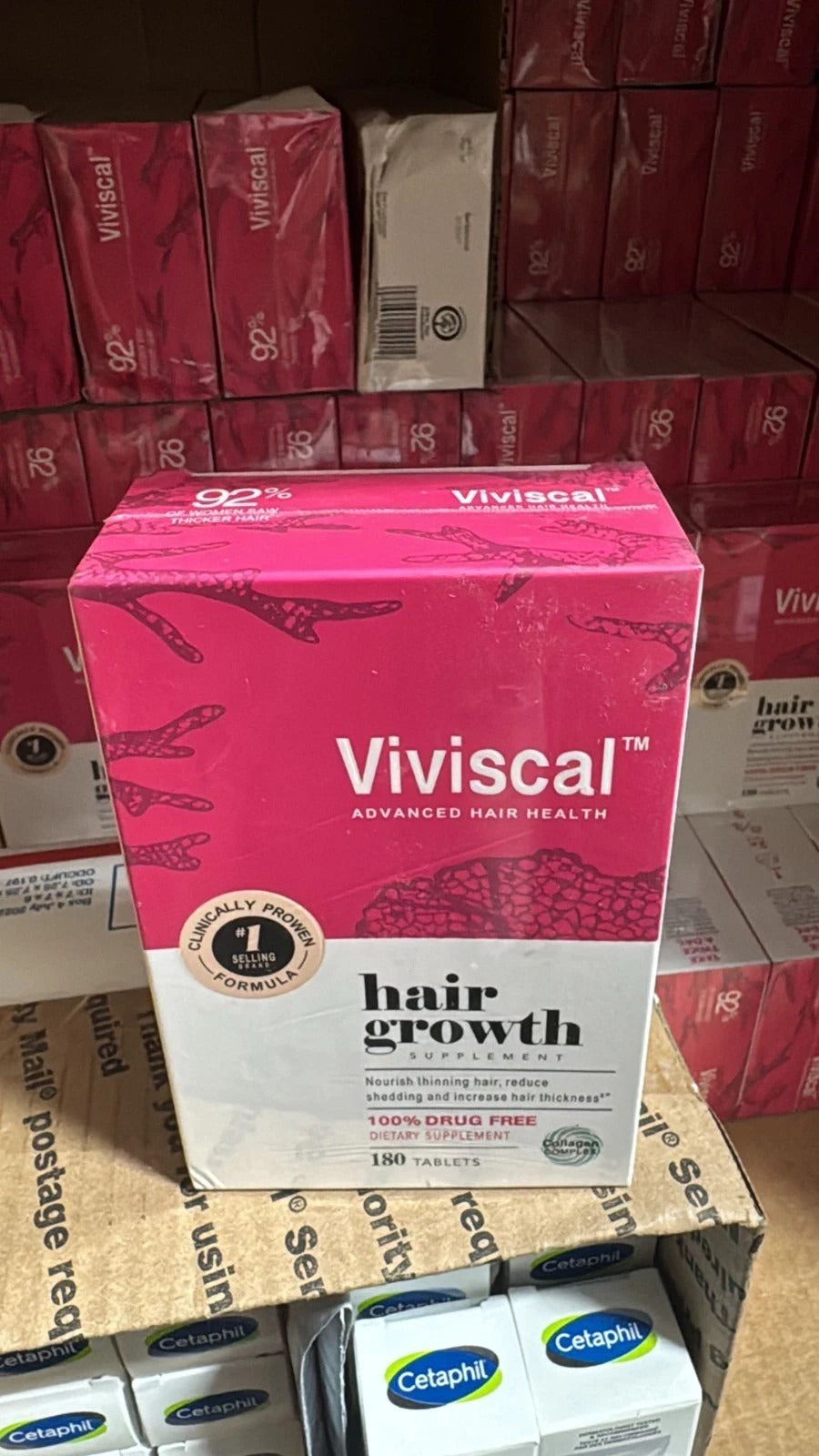 Viviscal Maximum Strength Hair Growth Supplements 3 Month Supply | 180 Tablets